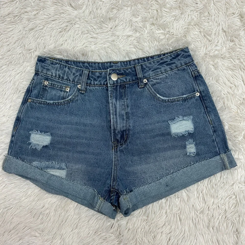 Denim Shorts- Distressed Size 30